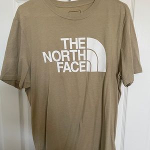 Tan North Face T-shirt